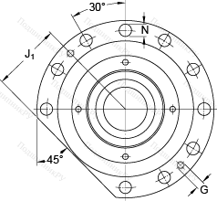 Подшипник FBSA 212 A/QBC