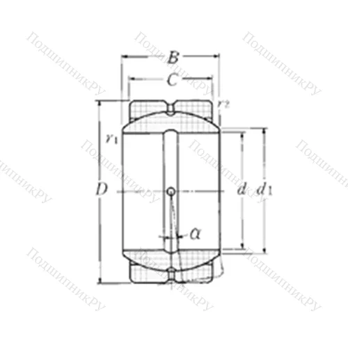 Подшипник скольжения сферический SA 4-110B