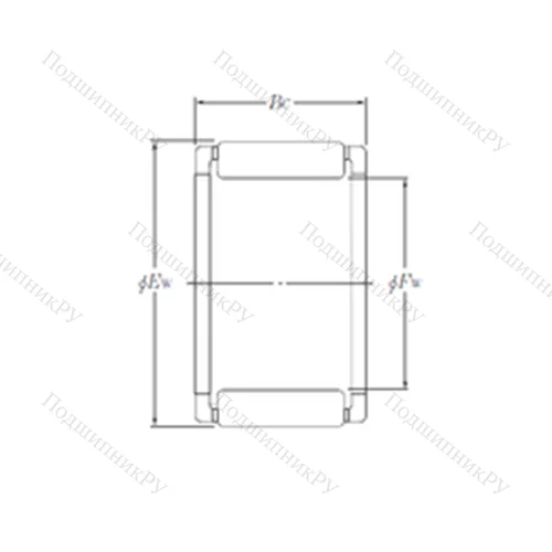 Подшипник игольчатый радиальный PK 30?38?15.8X