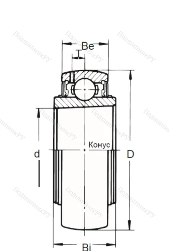 Корпусный подшипник UK 209 в Томске