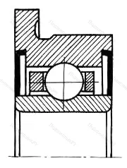 Подшипник  880100 размер 10x26x8 от производителя  ГПЗ-1