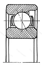 Модификация подшипника 6003 
