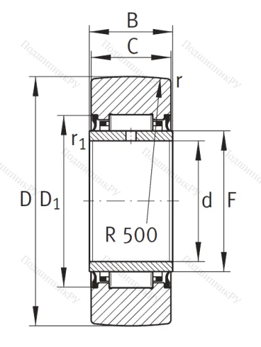 Подшипник NA 2202 2RSR от производителя  INA
