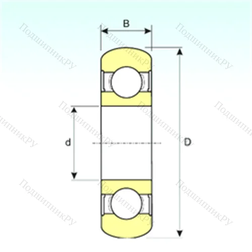 Подшипник шариковый радиальный