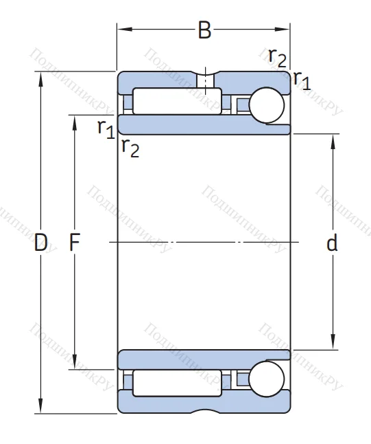 Комбинированный подшипник