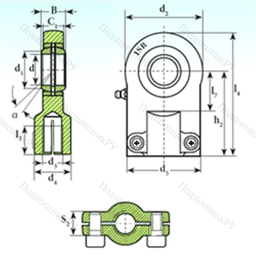Подшипник скольжения сферический TAPR 709 DO