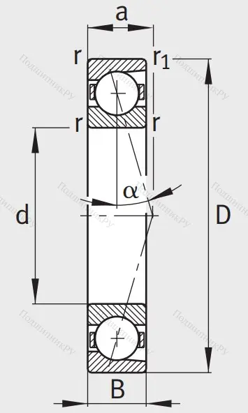 Сверхточный подшипник