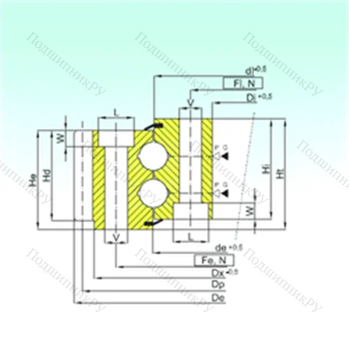 Подшипник шариковый опорно-поворотный