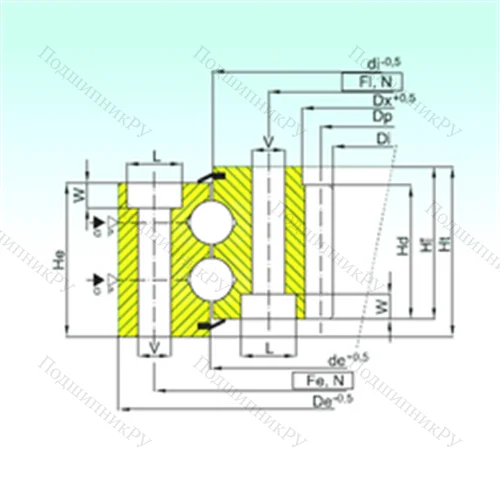Подшипник шариковый опорно-поворотный