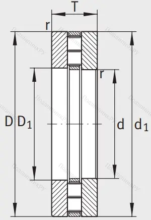 Упорный роликовый подшипник