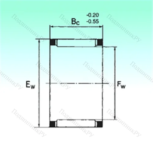 Подшипник игольчатый радиальный KZK 28x36x16