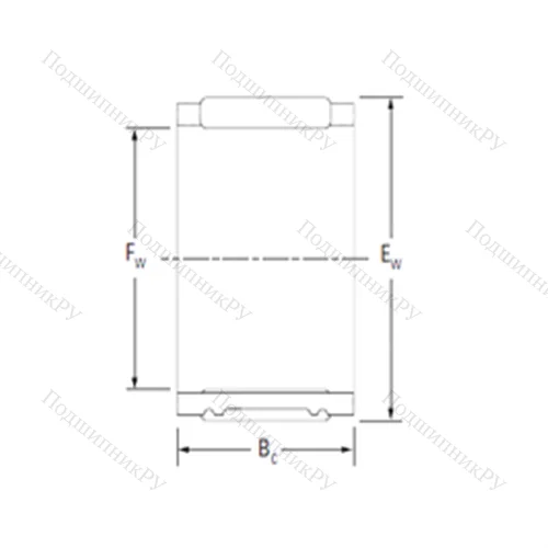Подшипник игольчатый радиальный R 45/33