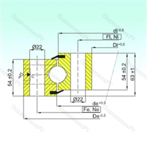 Подшипник шариковый опорно-поворотный