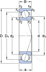 Подшипник 71906 ACE/HCP 4A