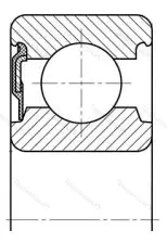 Модификация подшипника 6-160206 размер 30x62x16