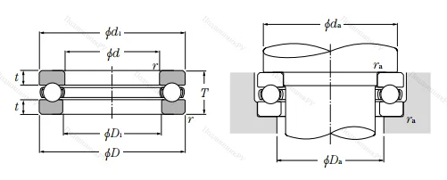 Упорный шариковый подшипник