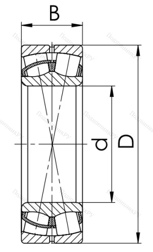 Сферический роликовый подшипник 53514 АН (22214 CW 33) в Томске