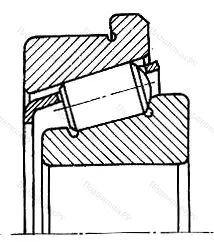 Подшипник  67810 размер 50x90/95x27 от производителя  ГПЗ-15
