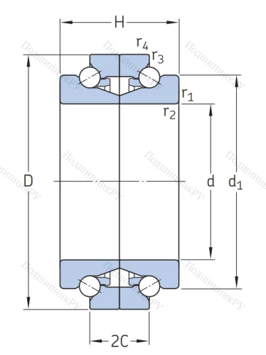 Сверхточный подшипник BTW 100 CTN 9/SP от производителя  SKF