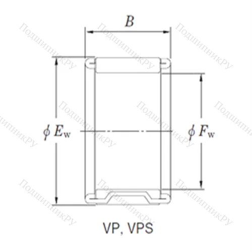 Подшипник игольчатый радиальный VP 32/30A