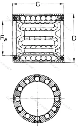 Подшипник LBBR 16-2LS/HV 6 в Томске