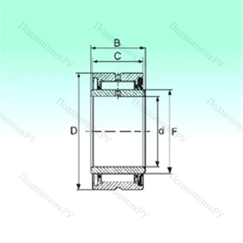 Подшипник игольчатый радиальный NA 4905 RS