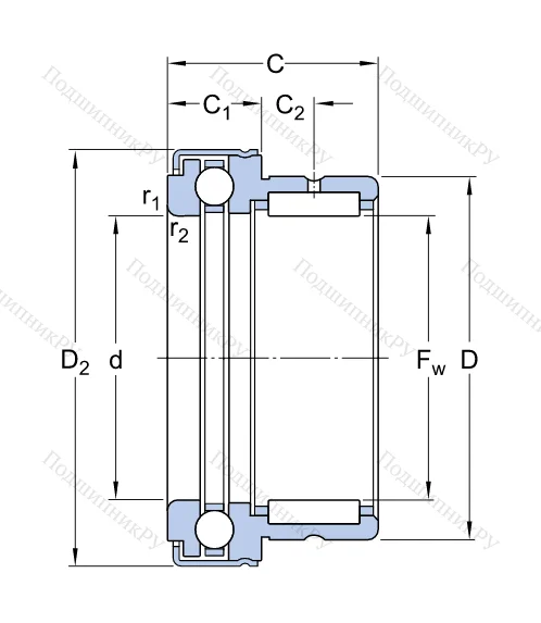 Комбинированный подшипник