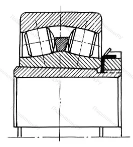 Подшипник  353614 (22316K+H 2316) 