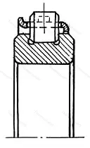 Модификация подшипника 502207ЛМ размер 35x61,8x17 от производителя  ГПЗ-10