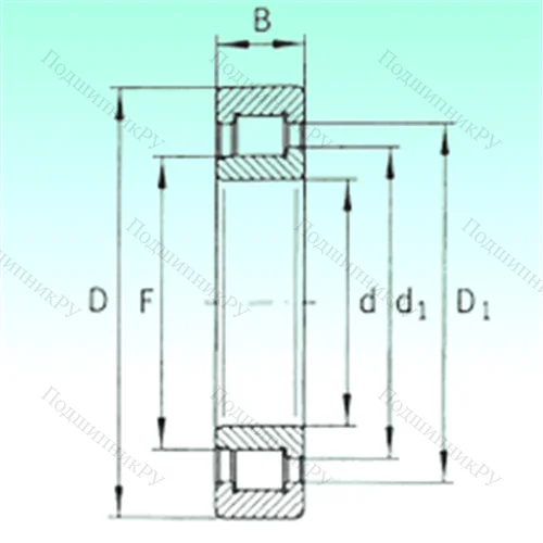 Подшипник роликовый радиальный