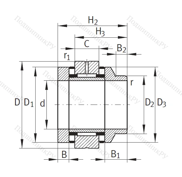 Комбинированный подшипник
