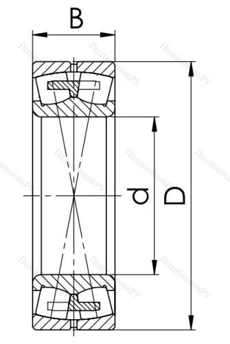 Сферический роликовый подшипник 3513 АМН (22213 ACMBW 33) в Томске