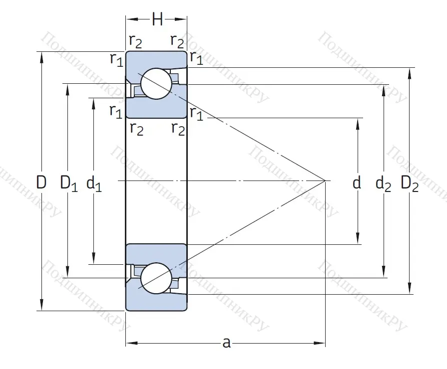 Сверхточный подшипник