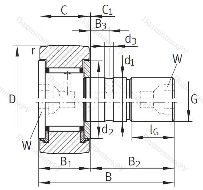 Подшипник KR 35 PP A