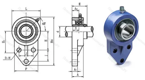 Подшипниковый узел UCFB 201 в Томске
