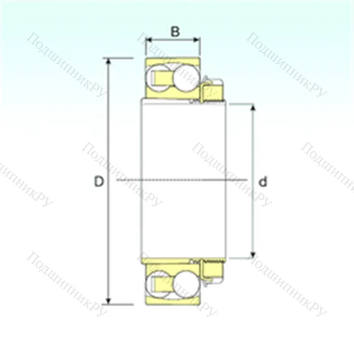 Подшипник шариковый радиальный самоцентрирующийся 2207 KTN 9+H 307