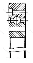 Модификация подшипника 540792Х1 размер 460x580x21 от производителя  ЕПК