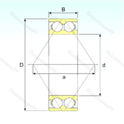 Подшипник шариковый радиально-упорный