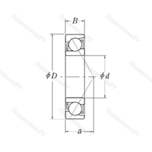 Подшипник шариковый радиально-упорный LJT 11.1/2