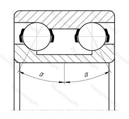 Подшипник  3205 (3056205) размер 25x52x20,6