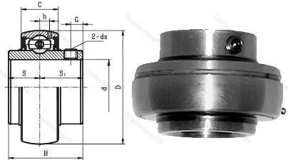 Корпусный подшипник UC 203 в Томске