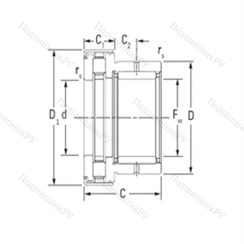Подшипник комбинированный NAXR 50.Z