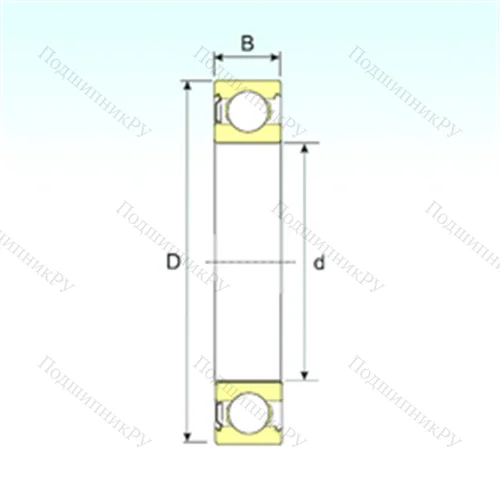 Подшипник шариковый радиальный 604-Z
