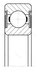 Модификация подшипника 6-180603К1С9 размер 17x47x19 ГПЗ-23 от производителя  ГПЗ-23
