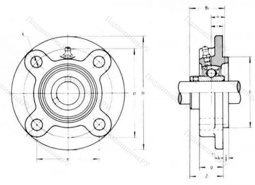Подшипниковый корпус FC 217 ASAHI в Томске