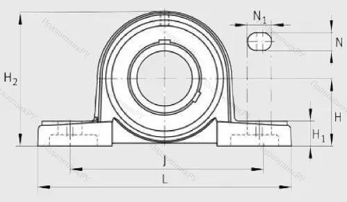 Подшипниковый узел UCP 206 J 7 в Томске