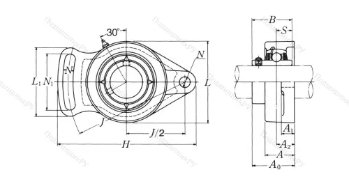Подшипниковый узел UCFA 210 NSK в Томске