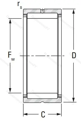 Игольчатый подшипник RNA 4911