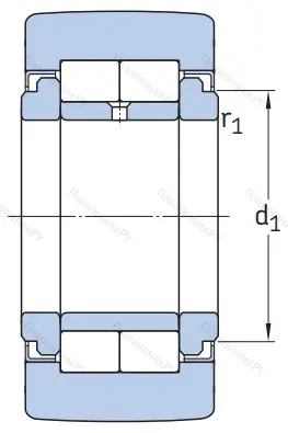 Игольчатый подшипник NUTR 2052 A