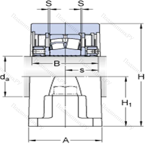 Стационарные роликоподшипниковые узлы (SKF ConCentra, для дюймовых валов) SYR 2 11/16 N-118